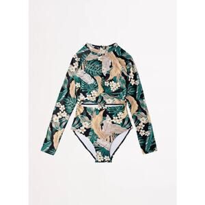 Seafolly Saint Lucia Twist Front Girls Paddlesuit NWT SIZE 8 16